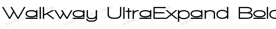 Walkway UltraExpand Bold字体转换